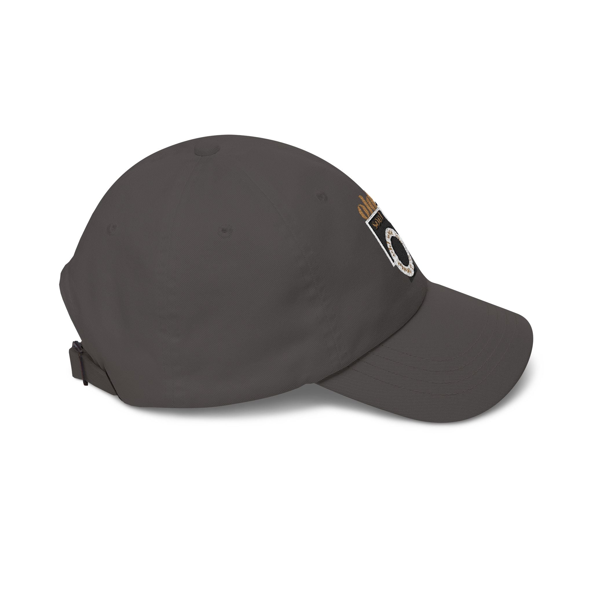 Classic Dad Cap – 'Old Soul' Retro Block Logo Embroidered Baseball Hat - Creations by Chris and Carlos