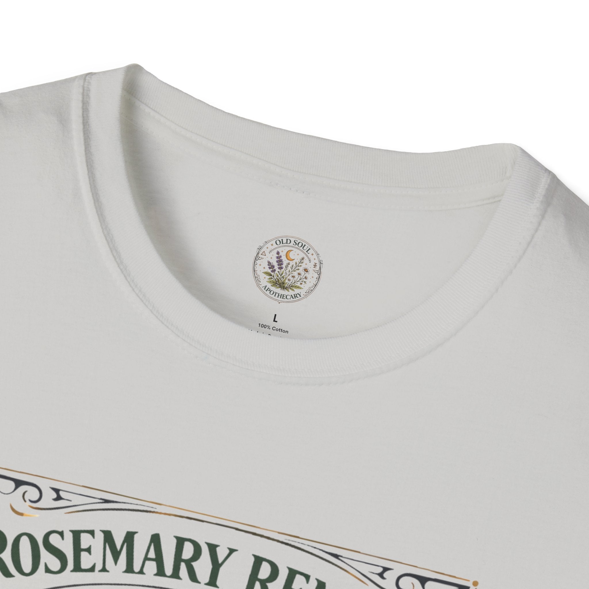Old Soul Apothecary Rosemary Remedy T-Shirt – Botanical Herbal Remedy Tee - Creations by Chris and Carlos