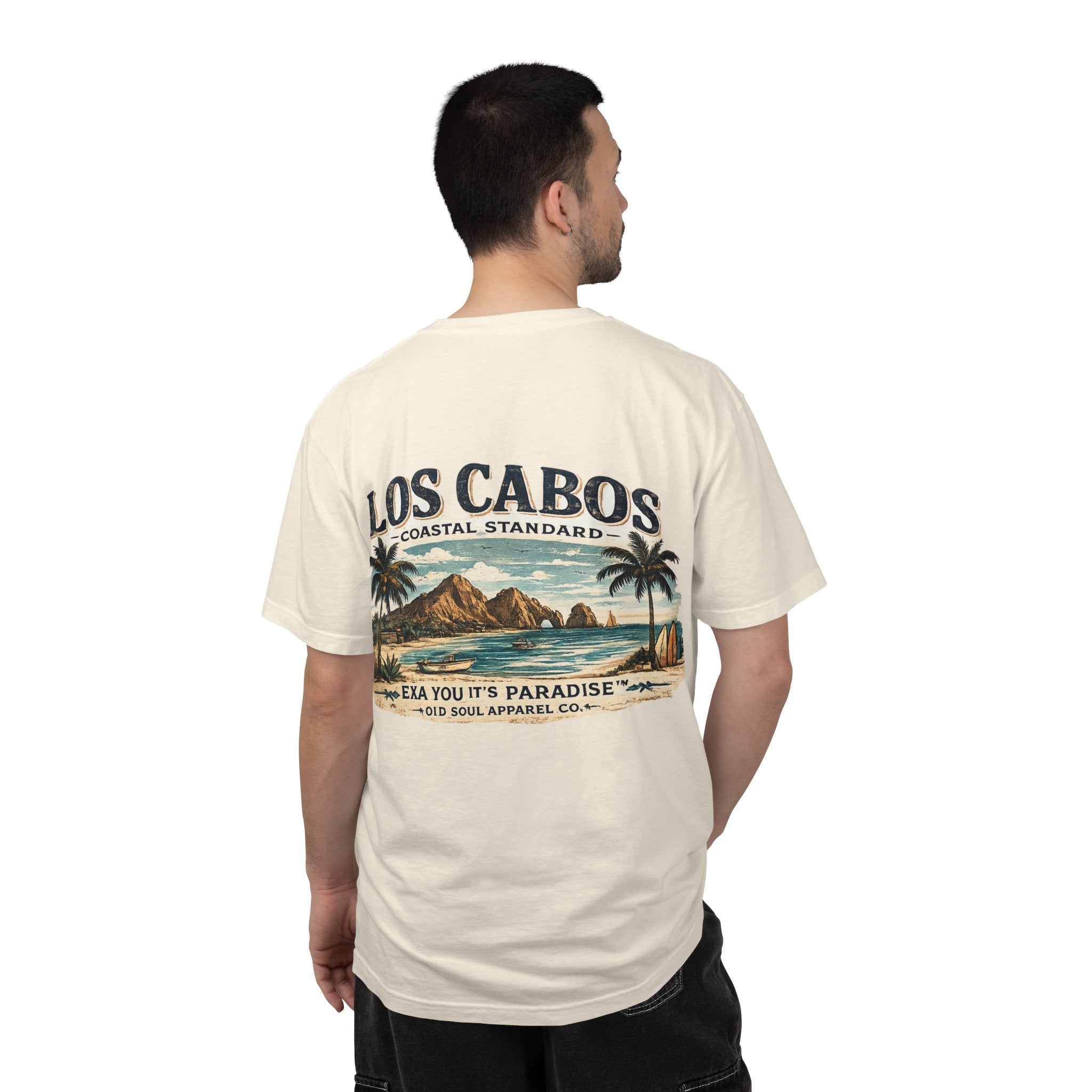 Los Cabos Paradise T-Shirt — Coastal Vintage Beach Graphic - Creations by Chris and Carlos