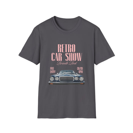 Retro Car Show T-Shirt — Vintage Classic Car Event Tee - Creations by Chris and Carlos
