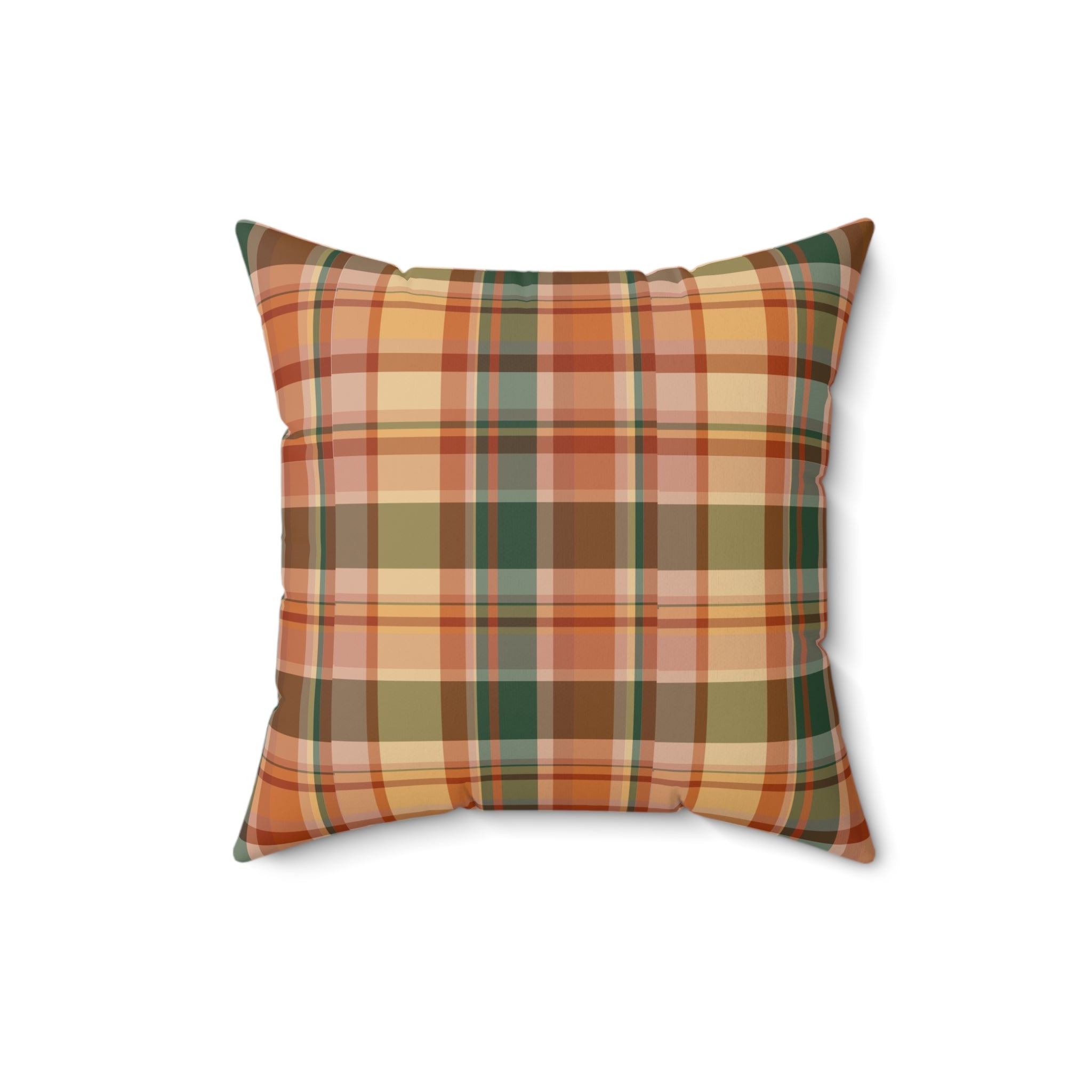 Old Soul Harvest™ Heirloom Plaid Throw Pillow - Throw Pillow from Old Soul Harvest Campfire Circle