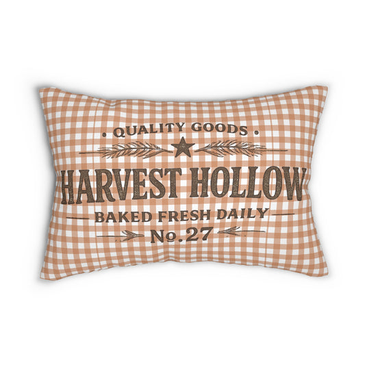 Old Soul Harvest™ Harvest Gingham Lumbar Pillow - Lumbar Pillow from Old Soul Harvest Country Harvest