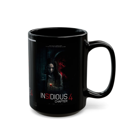 Horror Movie Black Mug — 'Insidious 4 Chapter' Poster Design - Creations by Chris and Carlos