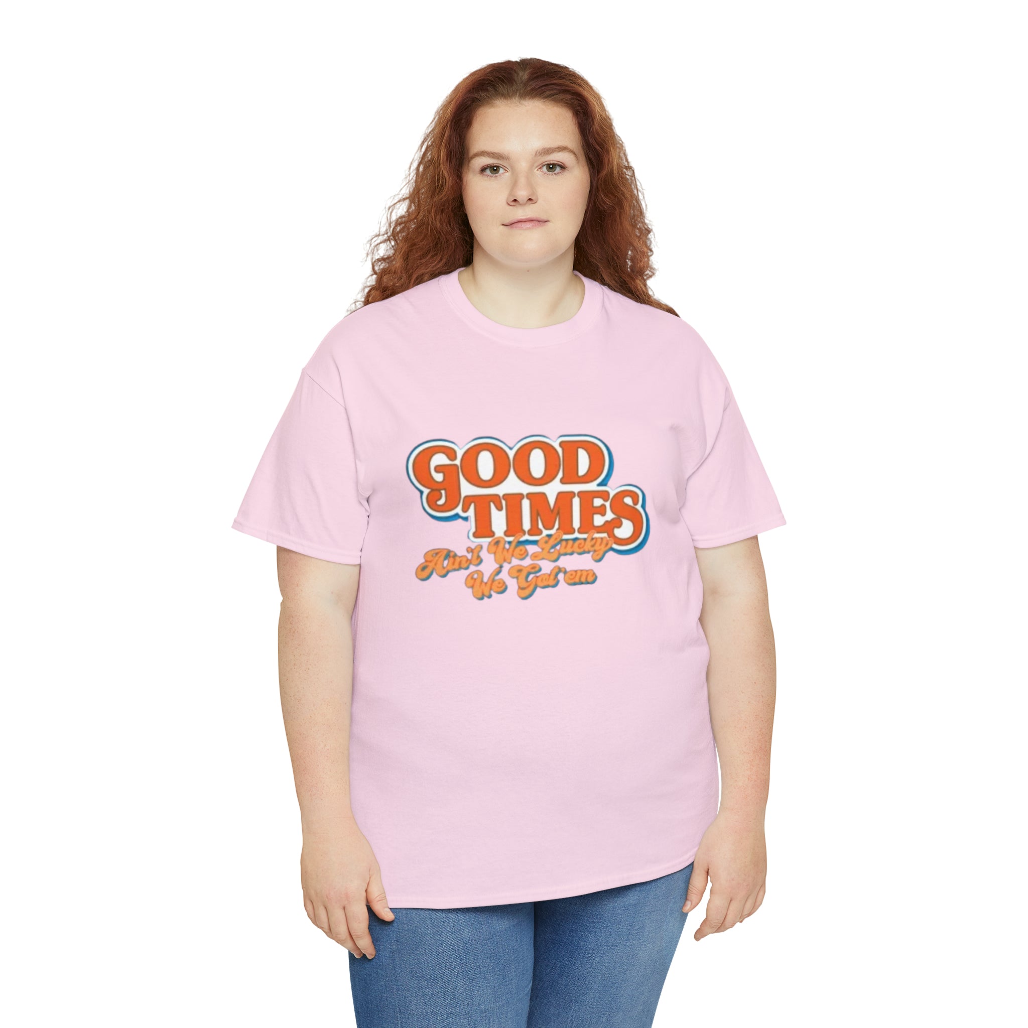 Good Times 70's TV Show- Unisex Heavy Cotton T-Shirt - Creations by Chris and Carlos