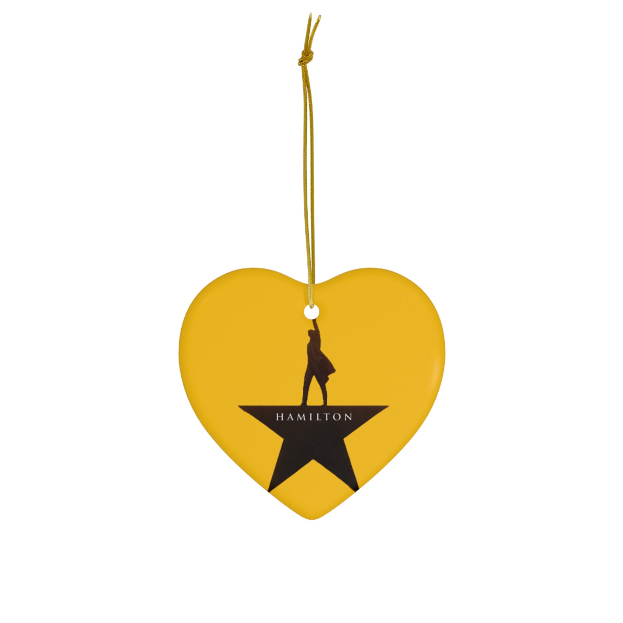 Hamilton the Musical- Ceramic Ornament, 4 Shapes - Creations by Chris and Carlos