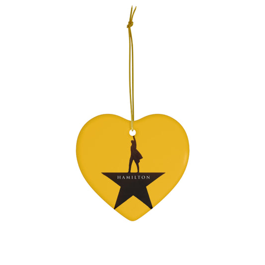 Hamilton the Musical- Ceramic Ornament, 4 Shapes - Creations by Chris and Carlos