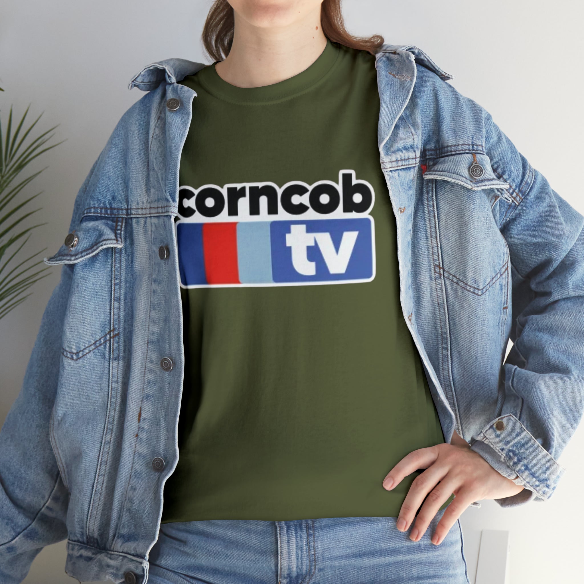 Corncob Tv- Unisex Heavy Cotton T-Shirt - Creations by Chris and Carlos