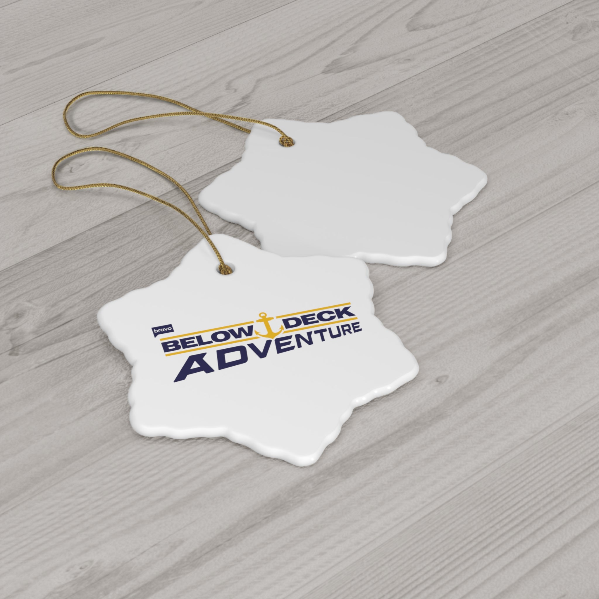 Below Deck Adventure- Ceramic Ornament, 4 Shapes - Creations by Chris and Carlos