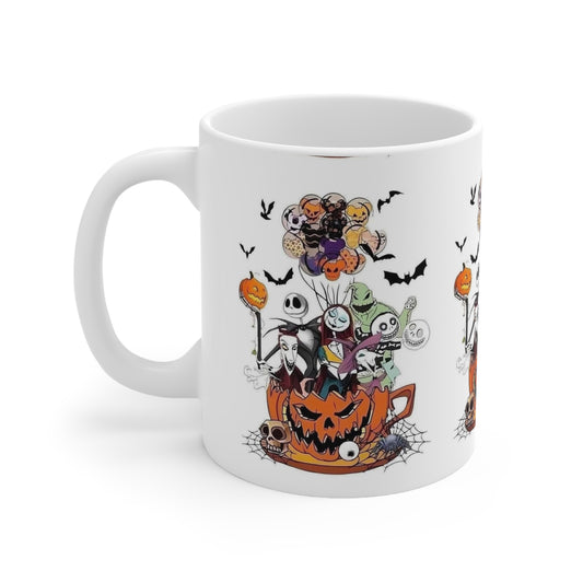 Nightmare Before Christmas- 🎄 White Ceramic Mug - Creations by Chris and Carlos