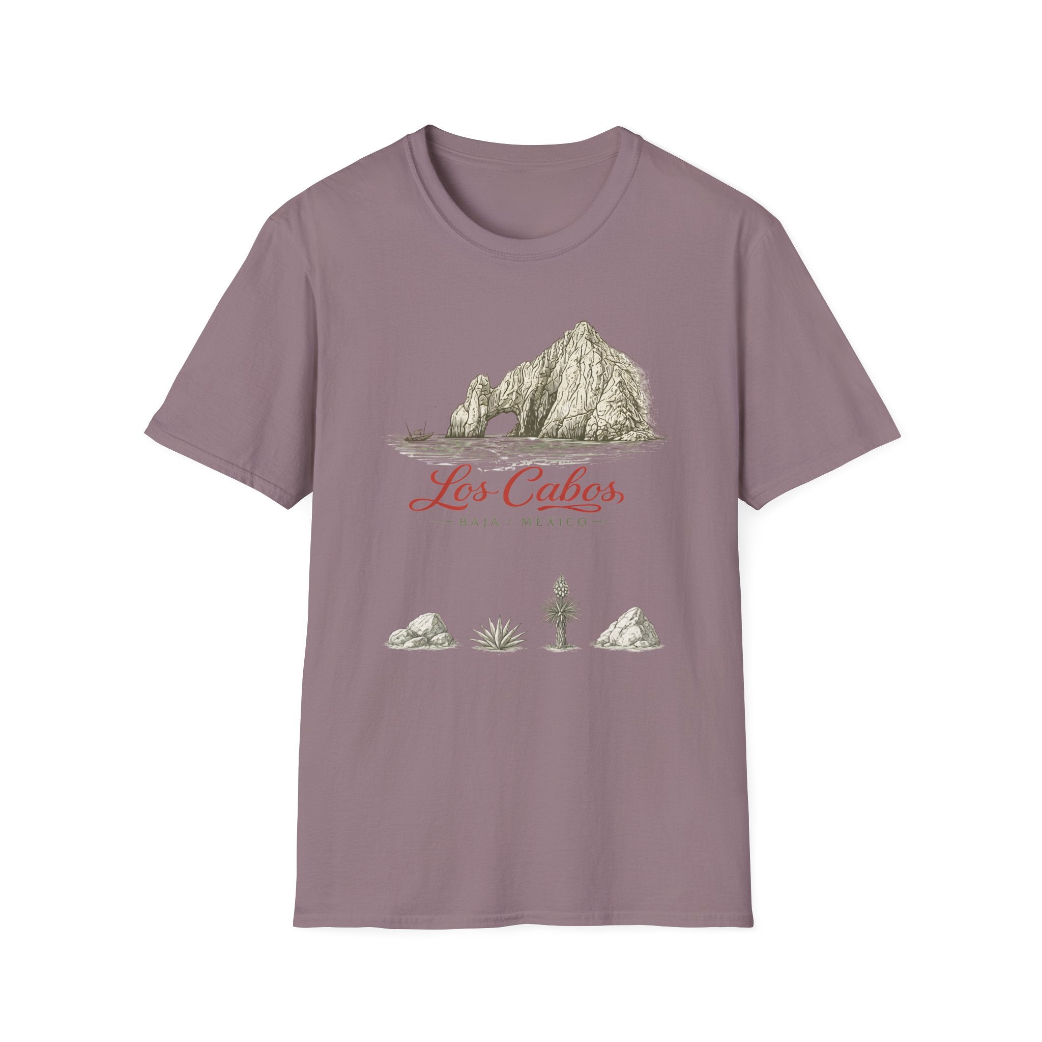 Los Cabos Mountain Illustration T‑Shirt — Retro Mexican Travel Tee - Creations by Chris and Carlos