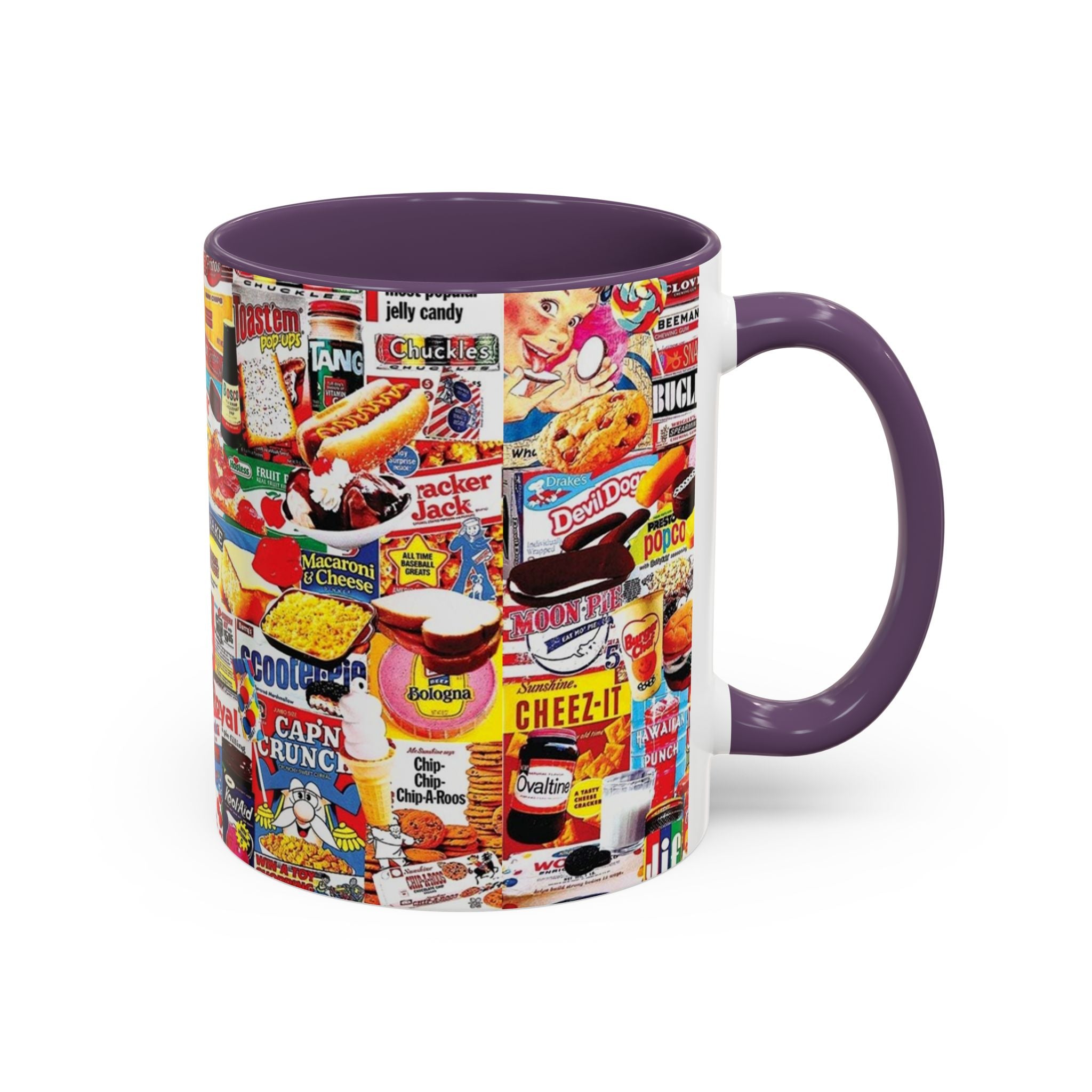 Vintage Snack Packaging Collage Coffee Mug (11/15oz) - Creations by Chris and Carlos