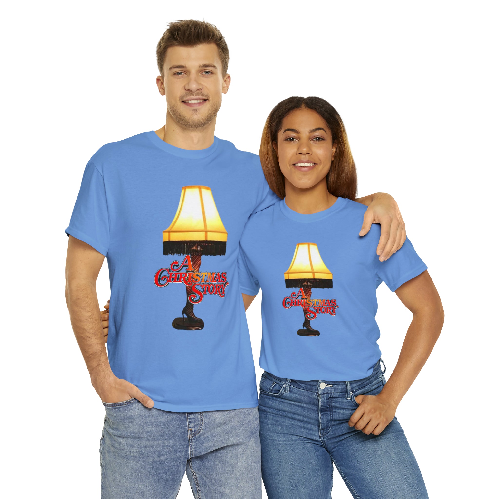 A Christmas Story- Leg Lamp Unisex Heavy Cotton T-Shirt - Creations by Chris and Carlos