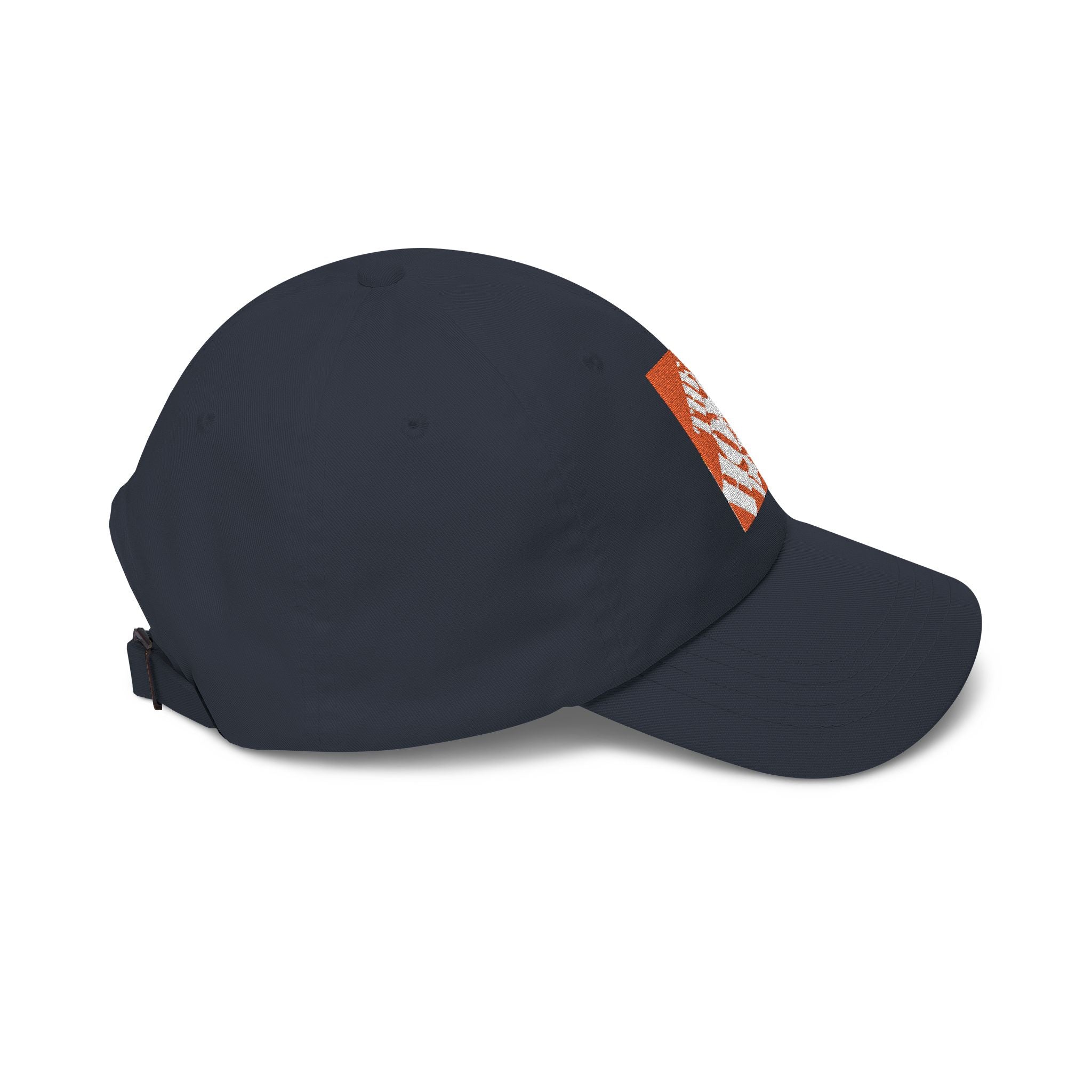 Dad Cap — Embroidered Orange Home Depot Logo Baseball Hat - Creations by Chris and Carlos