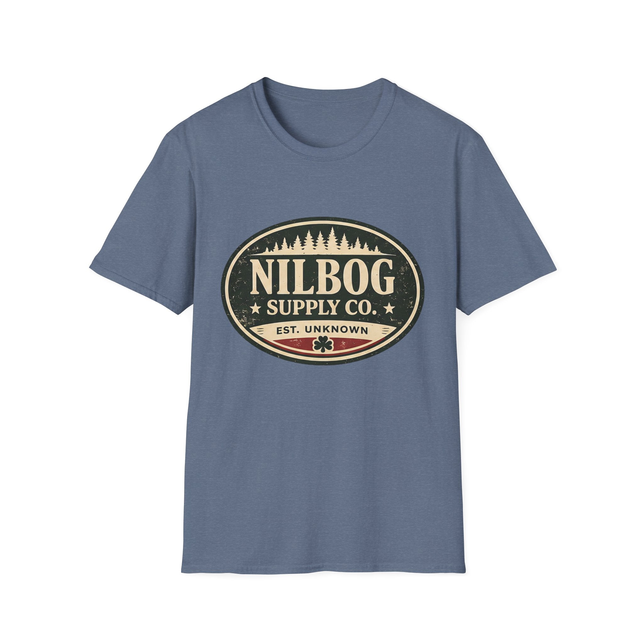 Nilbog Supply Co. T-Shirt — Vintage Horror Cabin Graphic Tee - Creations by Chris and Carlos