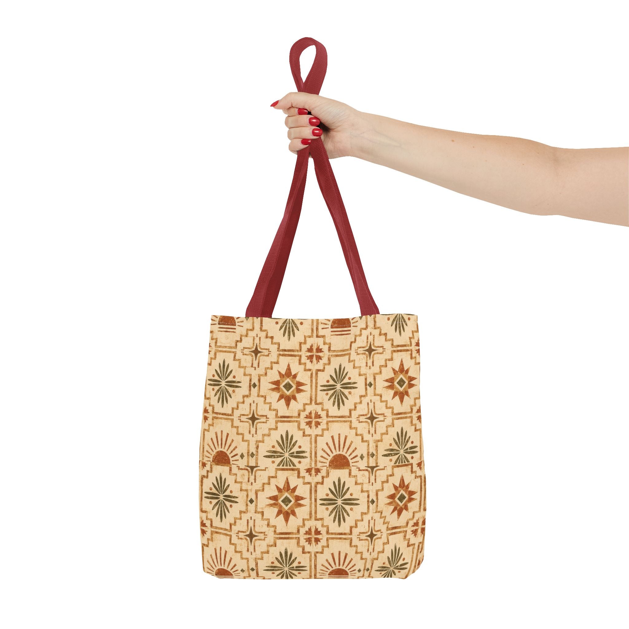 Southwest Geometric Tote Bag – Vintage Desert Pattern All-Over Print - Creations by Chris and Carlos
