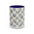 Blue Hydrangea Checkered Mug (11oz & 15oz) — Floral Ceramic Coffee Cup