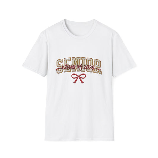 Senior Class of 2026 T-Shirt — Graduation Senior Tee with Ribbon - Creations by Chris and Carlos