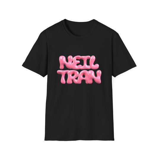Neil Tran Pink Balloon Text T-Shirt - Creations by Chris and Carlos