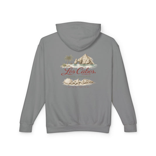 Los Cabos Cactus Hoodie — Vintage Desert Beach Travel Sweatshirt - Creations by Chris and Carlos