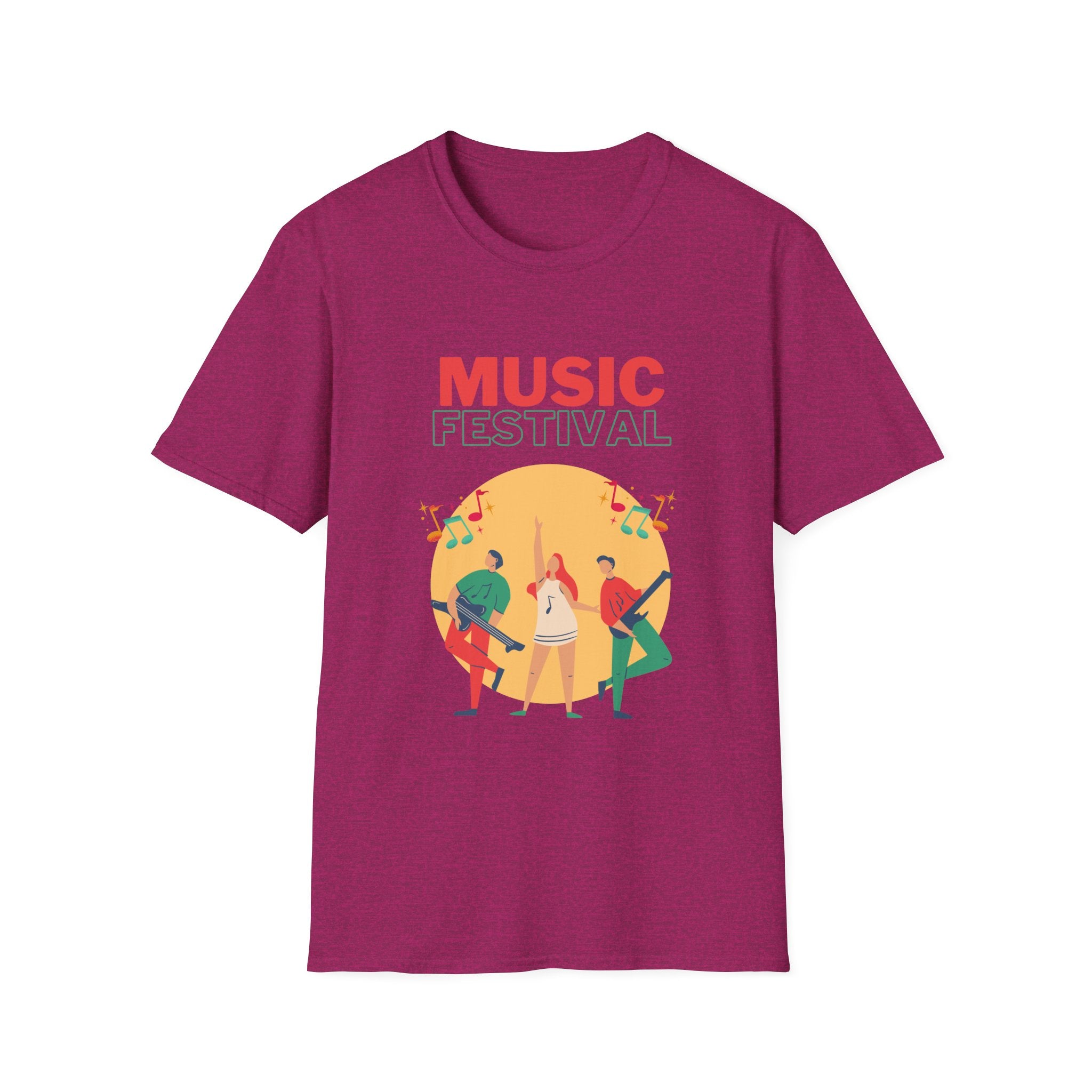 Music Festival T-Shirt — Live Band Concert Graphic Tee - Creations by Chris and Carlos