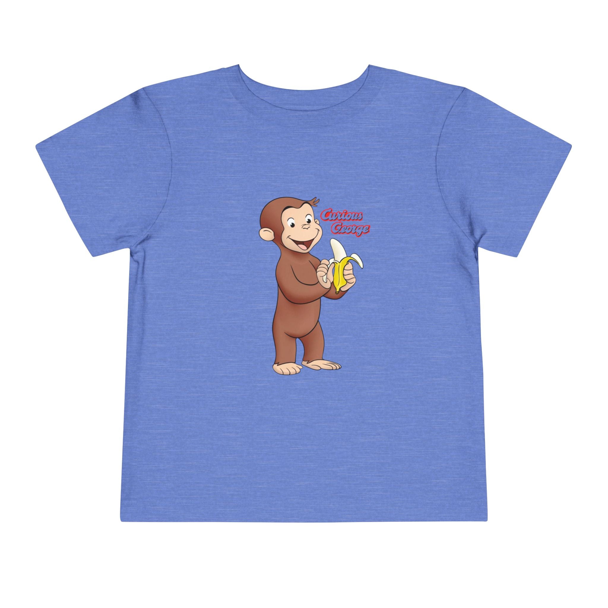 Curious Monkey Toddler Tee – Cute Banana Cartoon Shirt - Creations by Chris and Carlos