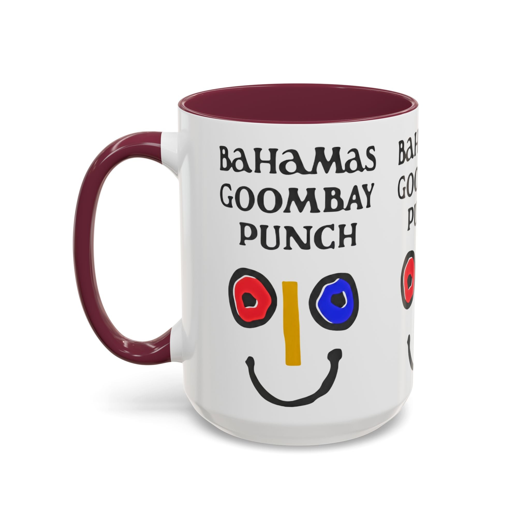 Bahamas Goombay Punch Mug — Colorful Caribbean Smile Coffee Cup (11oz, 15oz) - Creations by Chris and Carlos