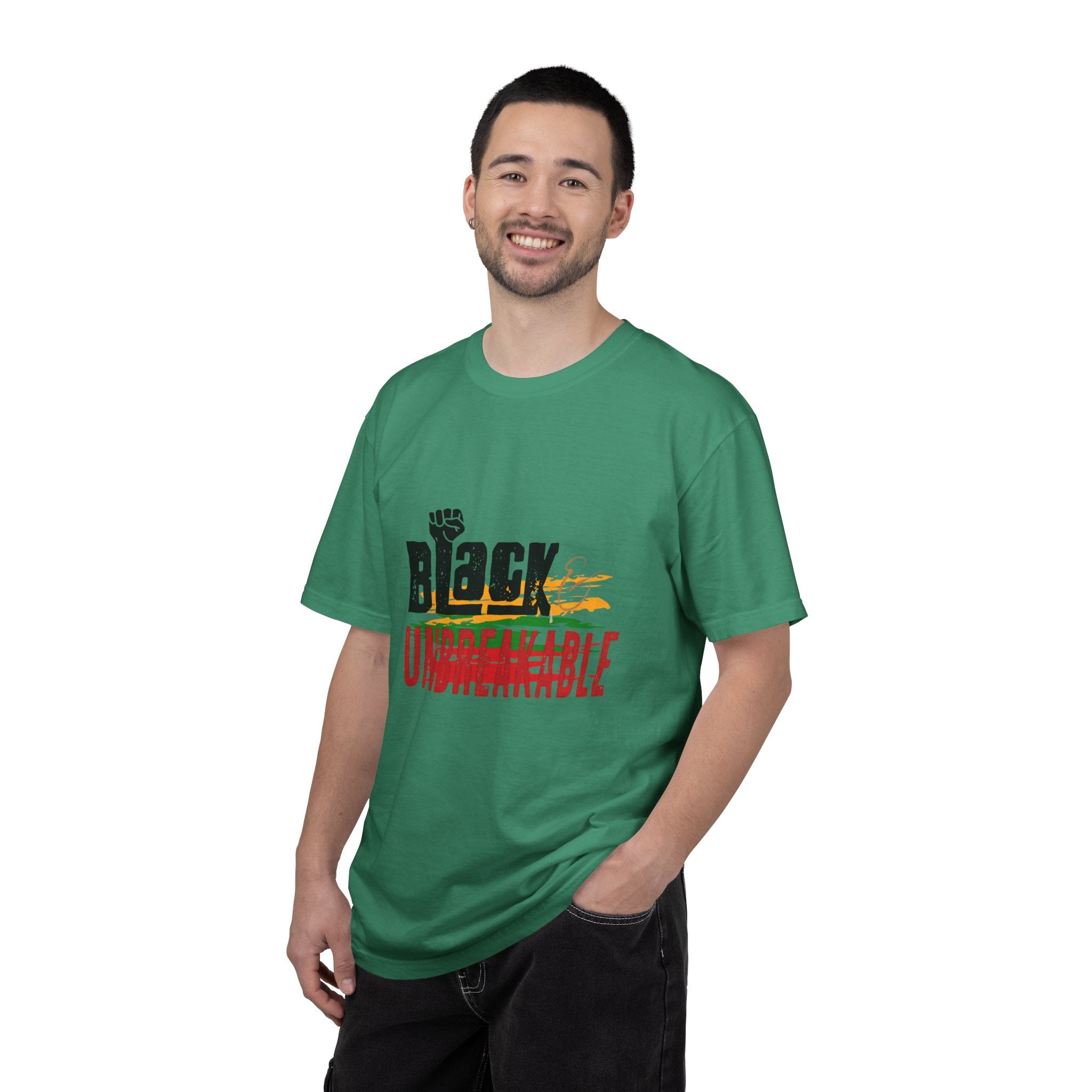 Black History Month- is Unbreakable T-Shirt Pan-African Power Graphic Tee - Creations by Chris and Carlos