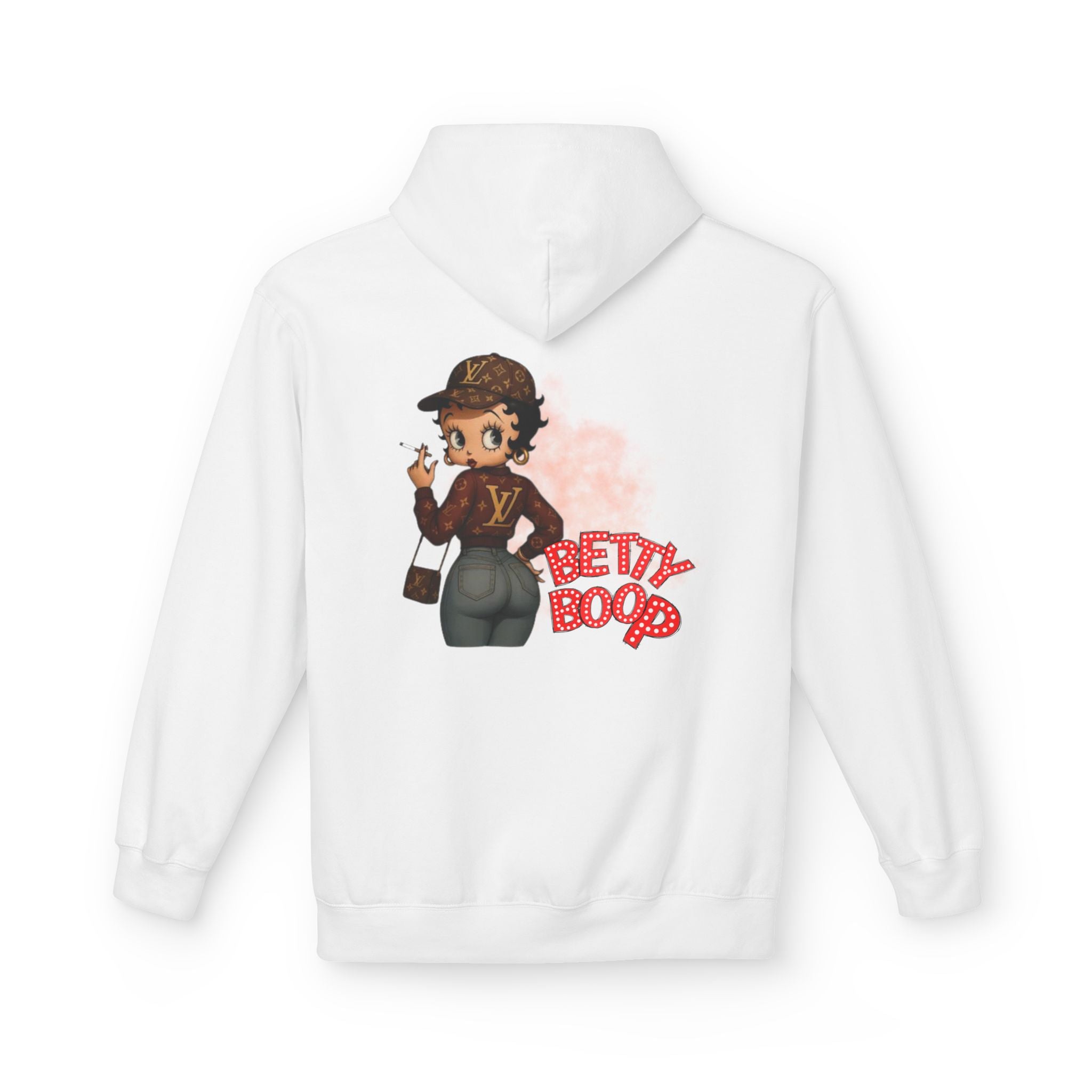 Betty Boop Designer Logo Hoodie — Retro Cartoon Graphic Pullover - Creations by Chris and Carlos