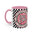 Diet Cola Checkerboard Mug — Pink 'Spooky & Sweet' 11oz/15oz Ceramic