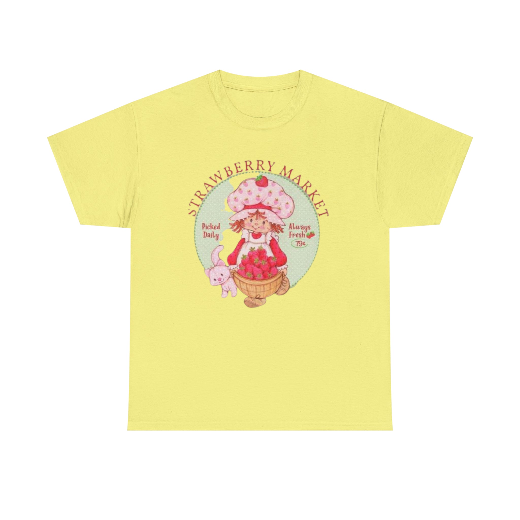 Strawberry Shortcake-  Unisex Heavy Cotton T-Shirt - Creations by Chris and Carlos