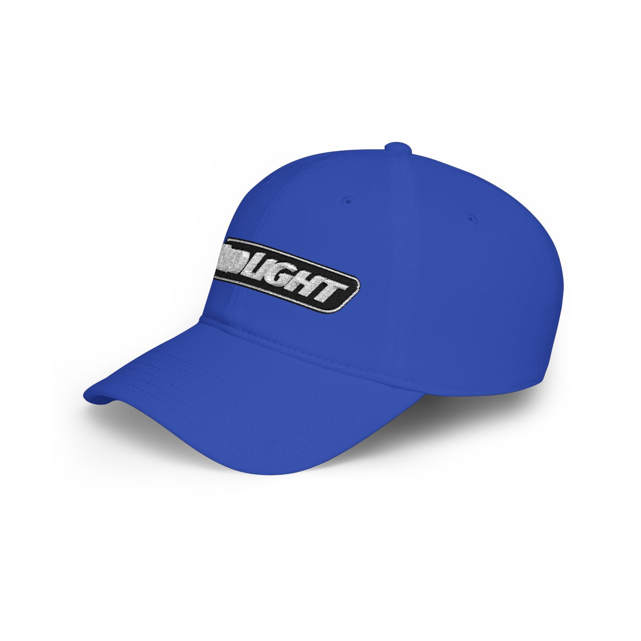 Bud Light Embroidered Baseball Cap — Red Low Profile Dad Hat - Creations by Chris and Carlos