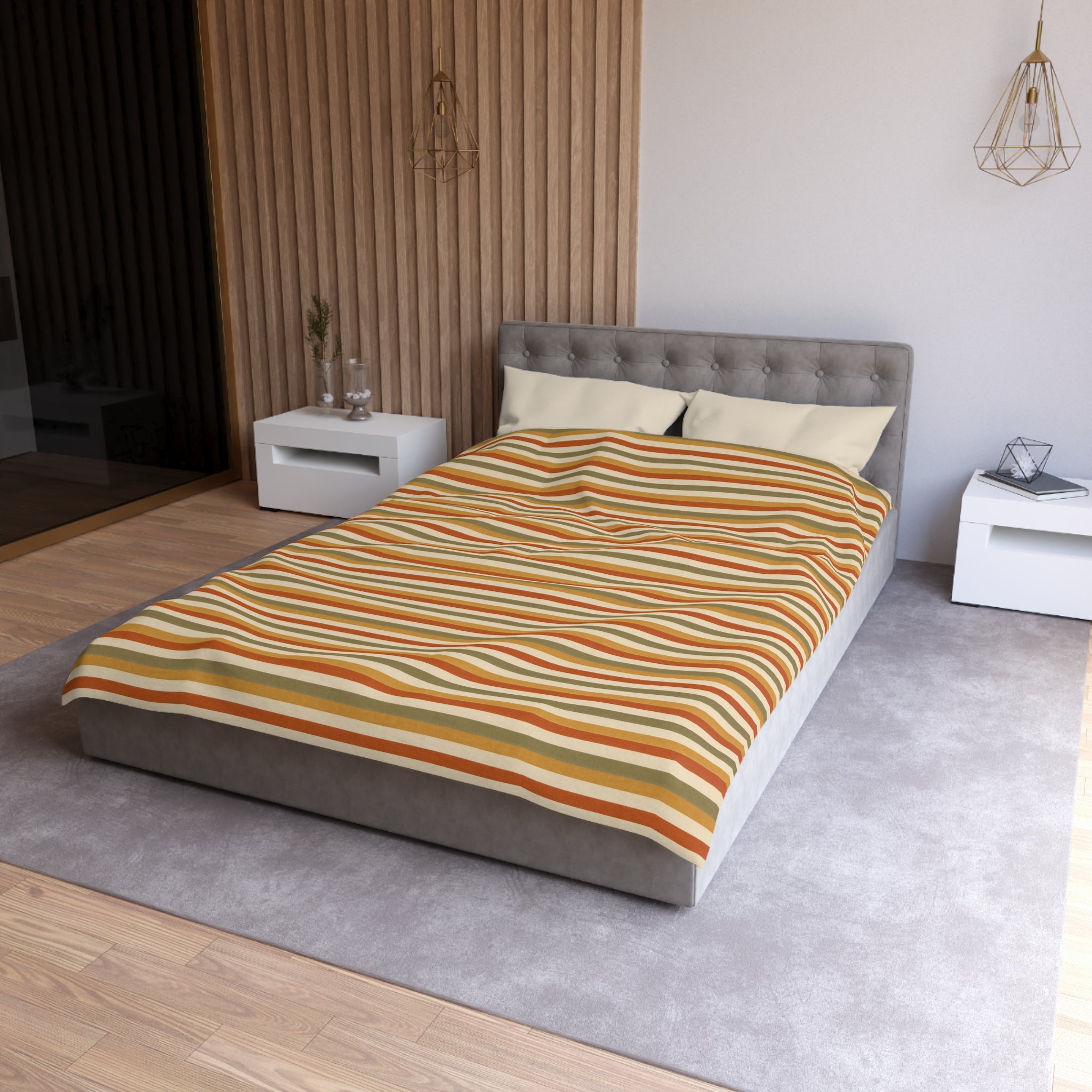 Old Soul Harvest™ Harvest Stripe Duvet Cover - Duvet Cover from the Old Soul Harvest Bedding collection