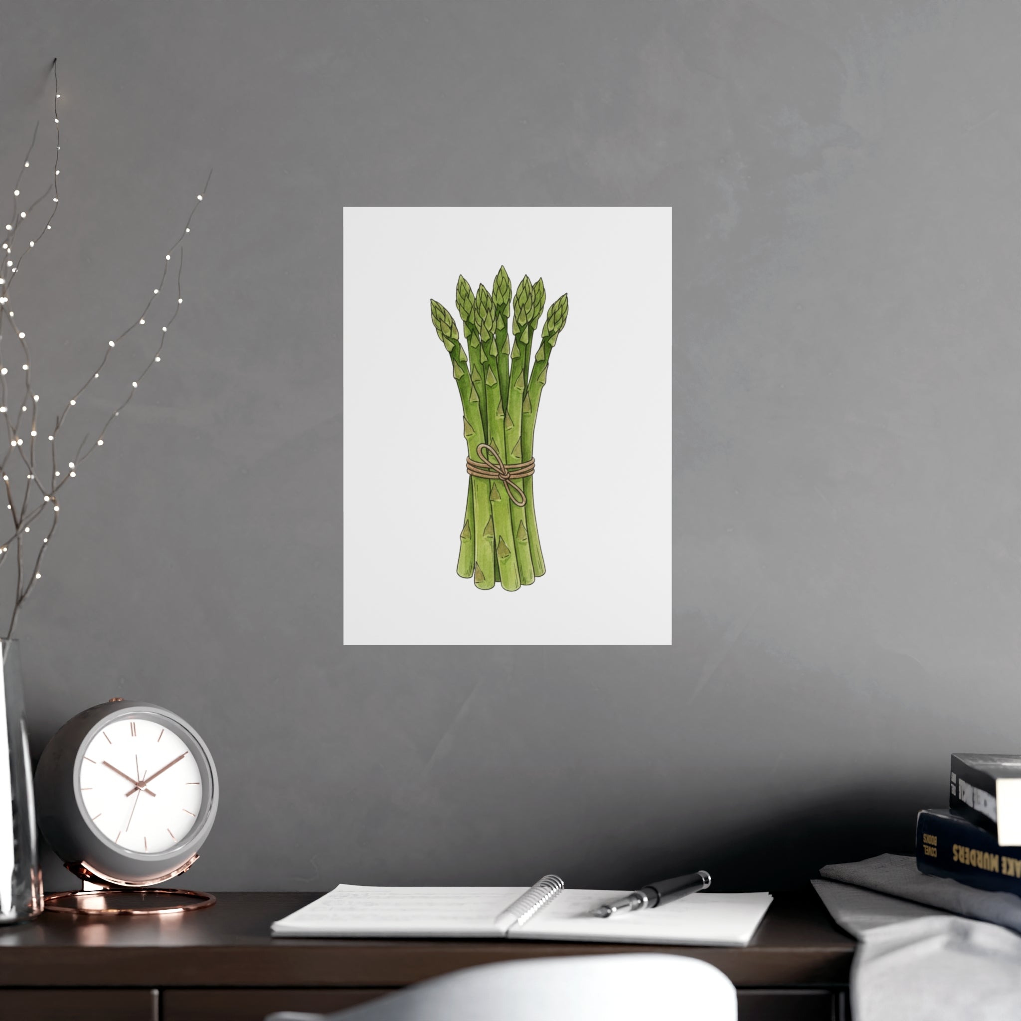 Asparagus Botanical Poster — Minimal Kitchen Wall Art (Vertical & Horizontal) - Creations by Chris and Carlos