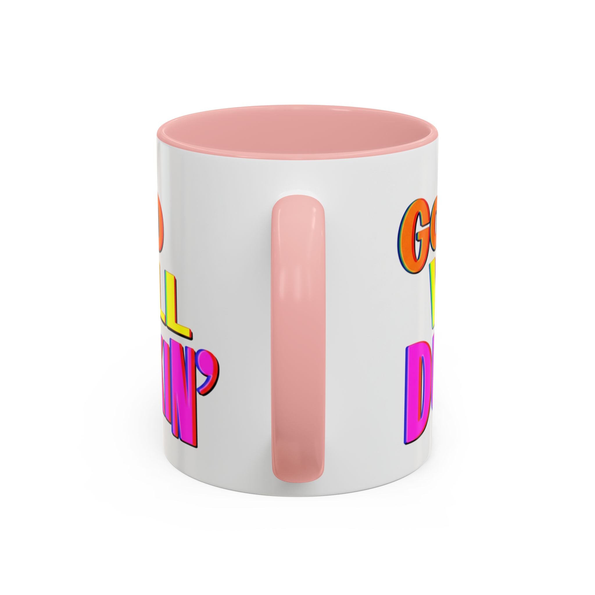 Good Will Dunkin' Coffee Mug — Colorful Retro Donut Lover Gift (11/15oz) - Creations by Chris and Carlos