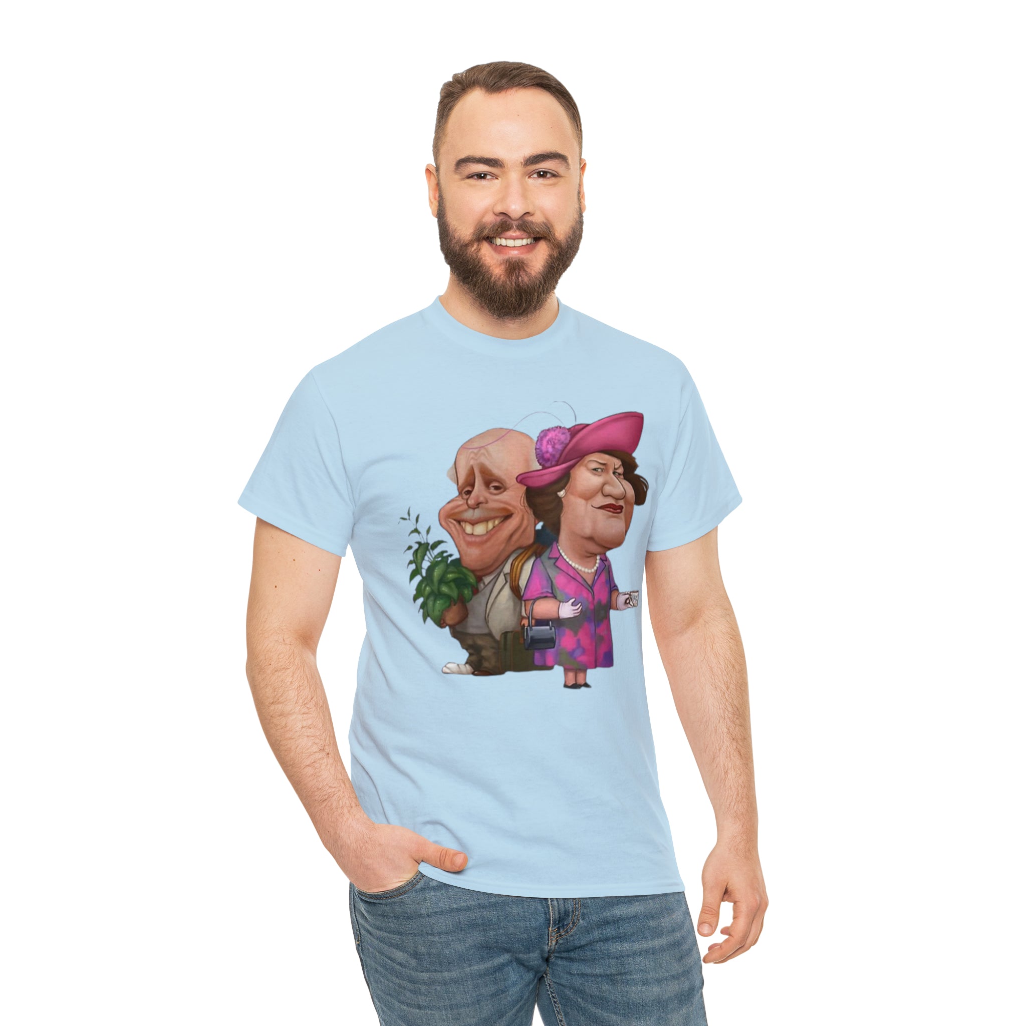 Keeping Up Appearances 90's TV Show-Unisex Heavy Cotton T-Shirt - Creations by Chris and Carlos