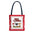 The Tailgate Crew- Stylish Chevron Tote Bag, Grill and Thrill Trendy Beach Bag, Reusable Shopping Tote