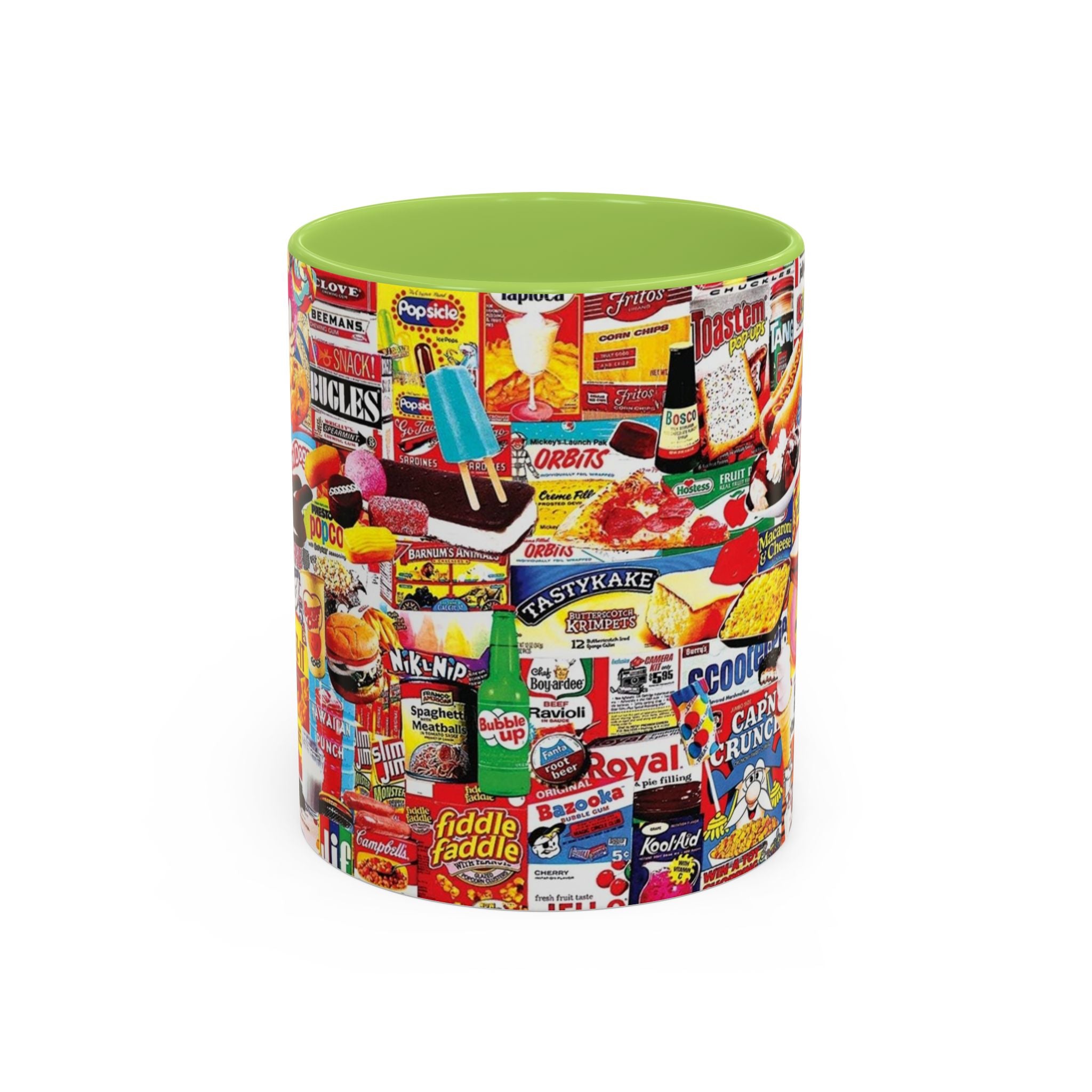 Vintage Snack Packaging Collage Coffee Mug (11/15oz) - Creations by Chris and Carlos