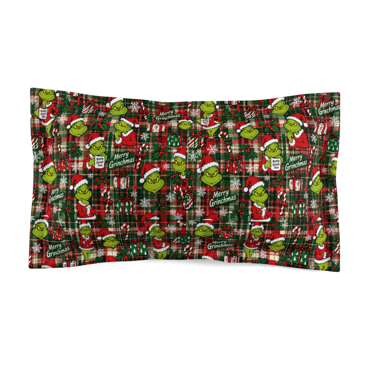 Grinchmas Plaid™ | Pillow Sham