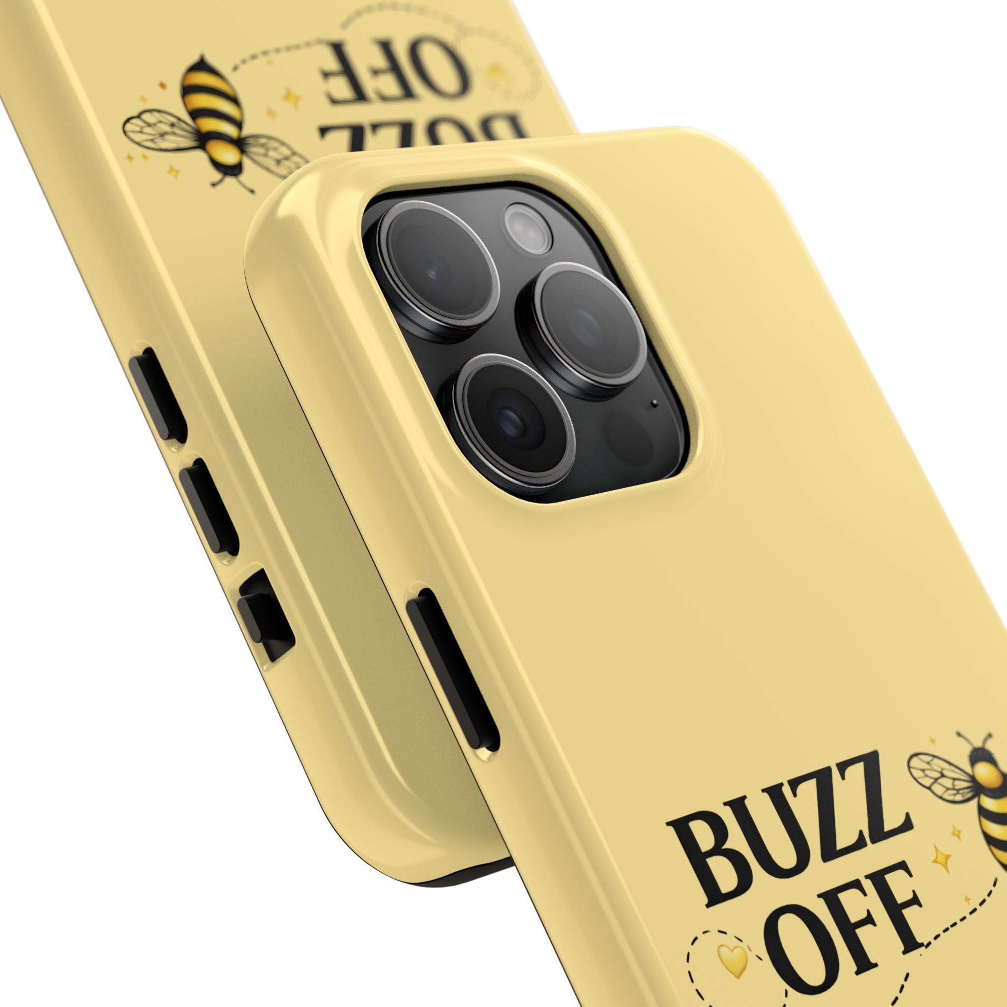 Buzz Off Bee Happy Always Phone Case - Creations by Chris and Carlos