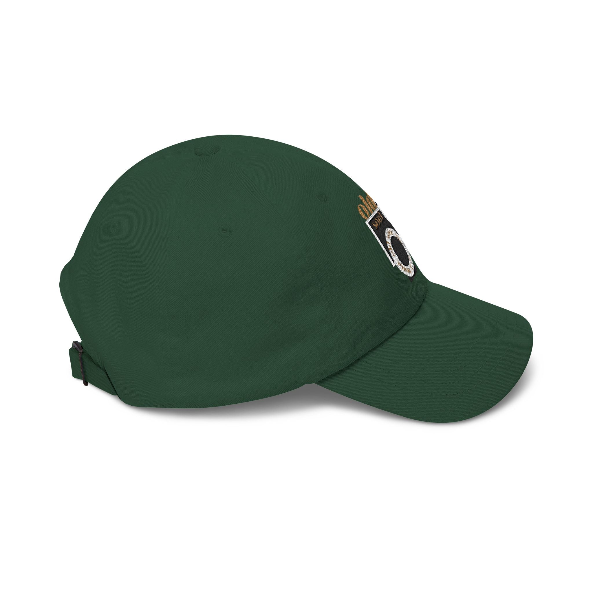 Classic Dad Cap – 'Old Soul' Retro Block Logo Embroidered Baseball Hat - Creations by Chris and Carlos
