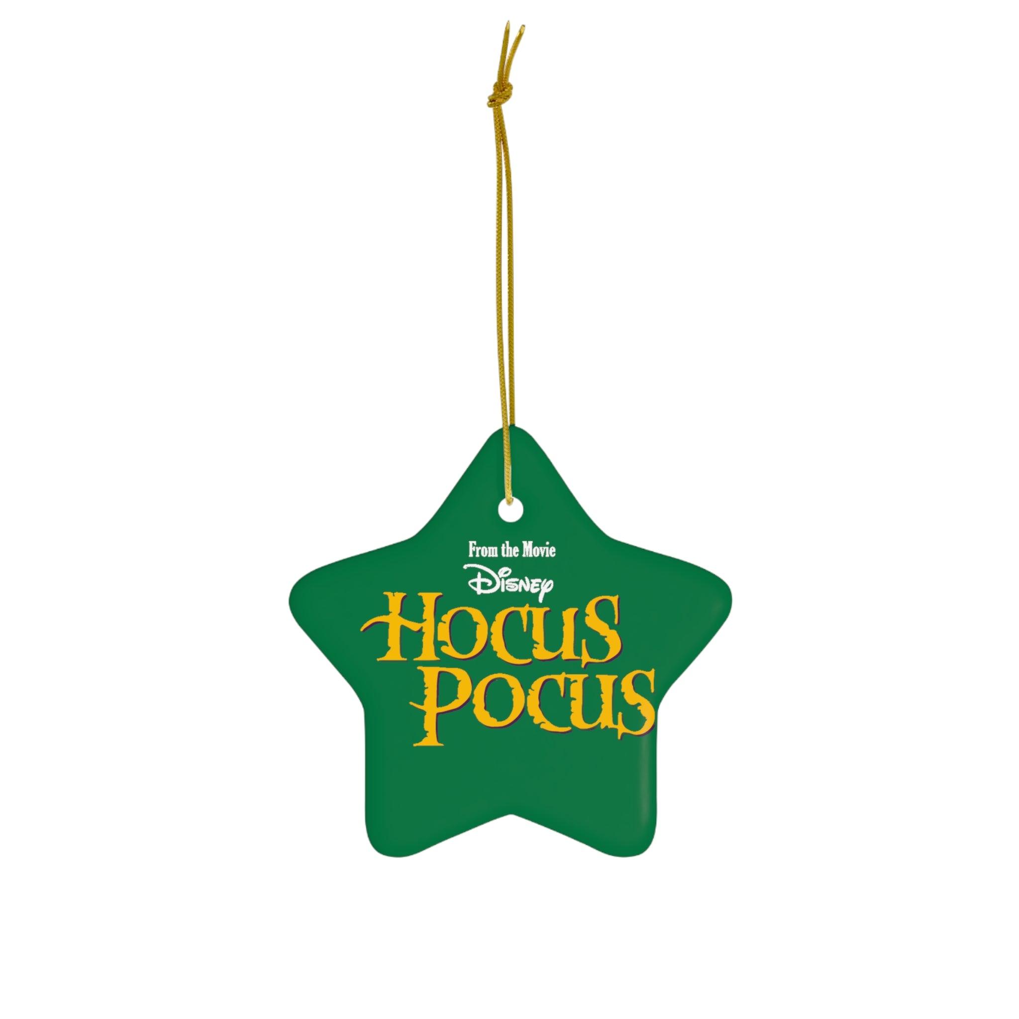 Hocus Pocus- Ceramic Ornament, 4 Shapes - Creations by Chris and Carlos