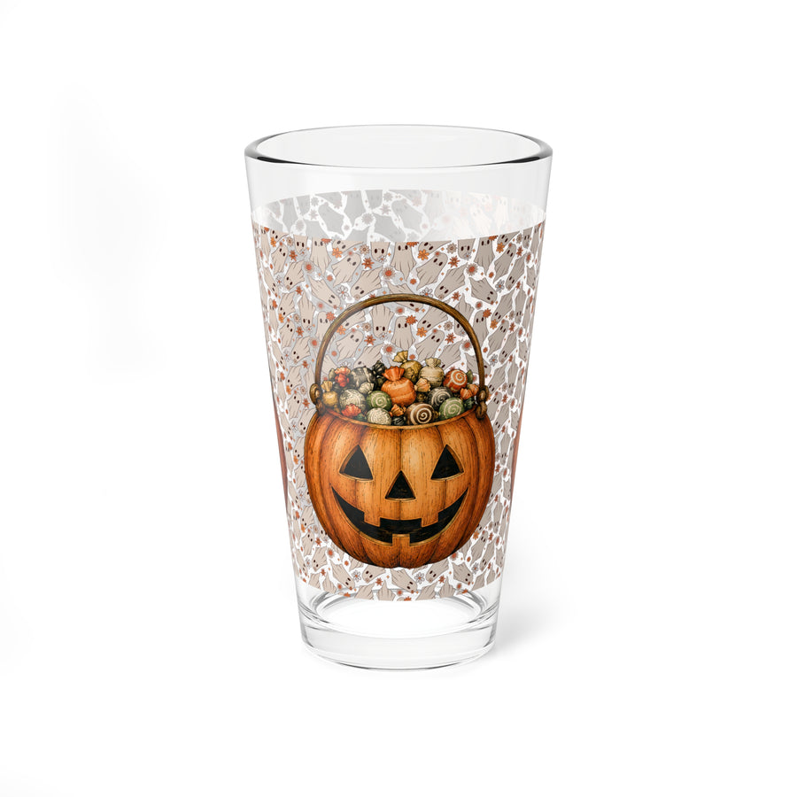 Pumpkin Candy Bucket Mixing Glass – Old Soul Halloween Hollow™ | Candy Counter