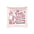 Pink Ghost Social Club Velvet Pillow — Cute Kawaii Halloween Throw Cushion