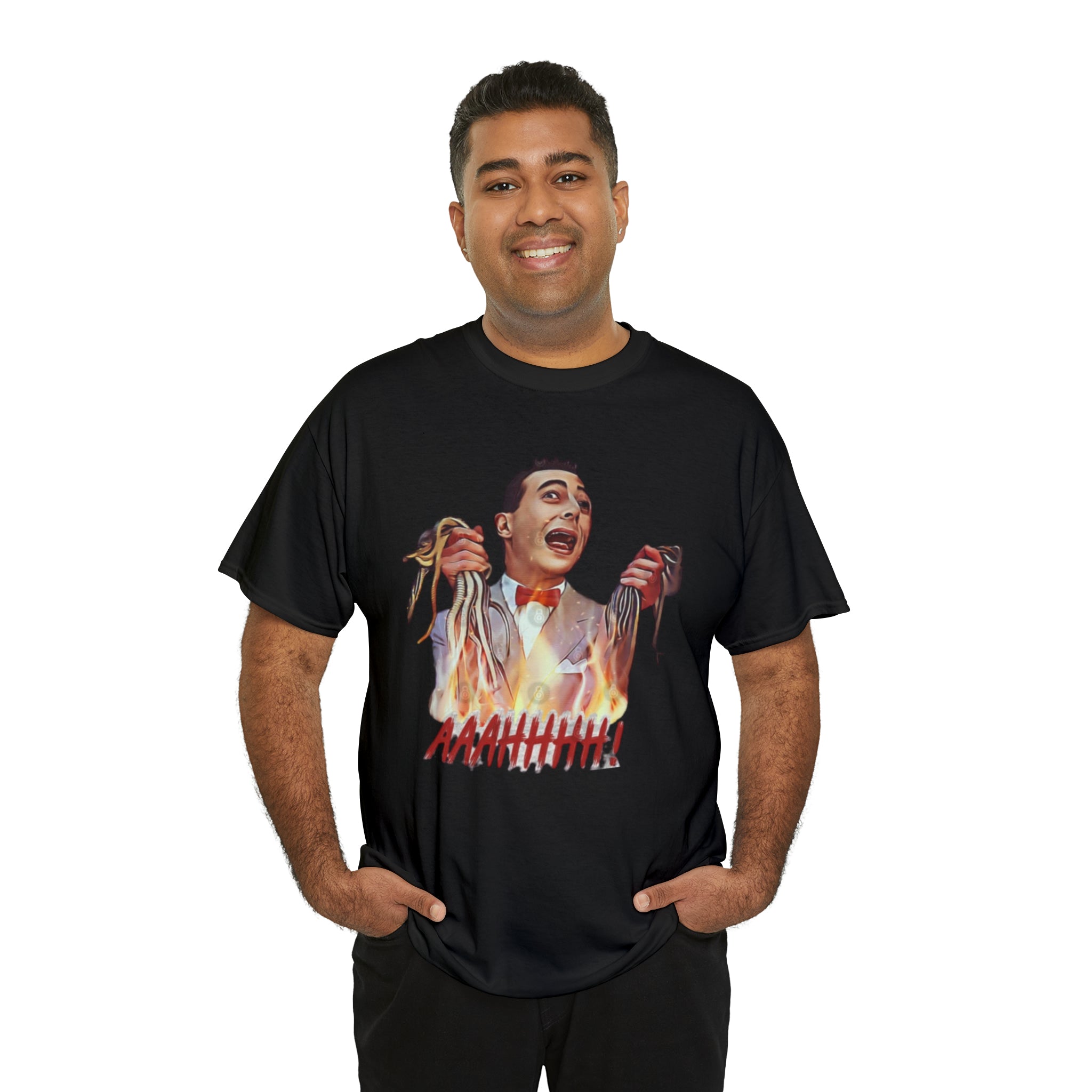 Pee Wee Herman-  Unisex Heavy Cotton T-Shirt - Creations by Chris and Carlos