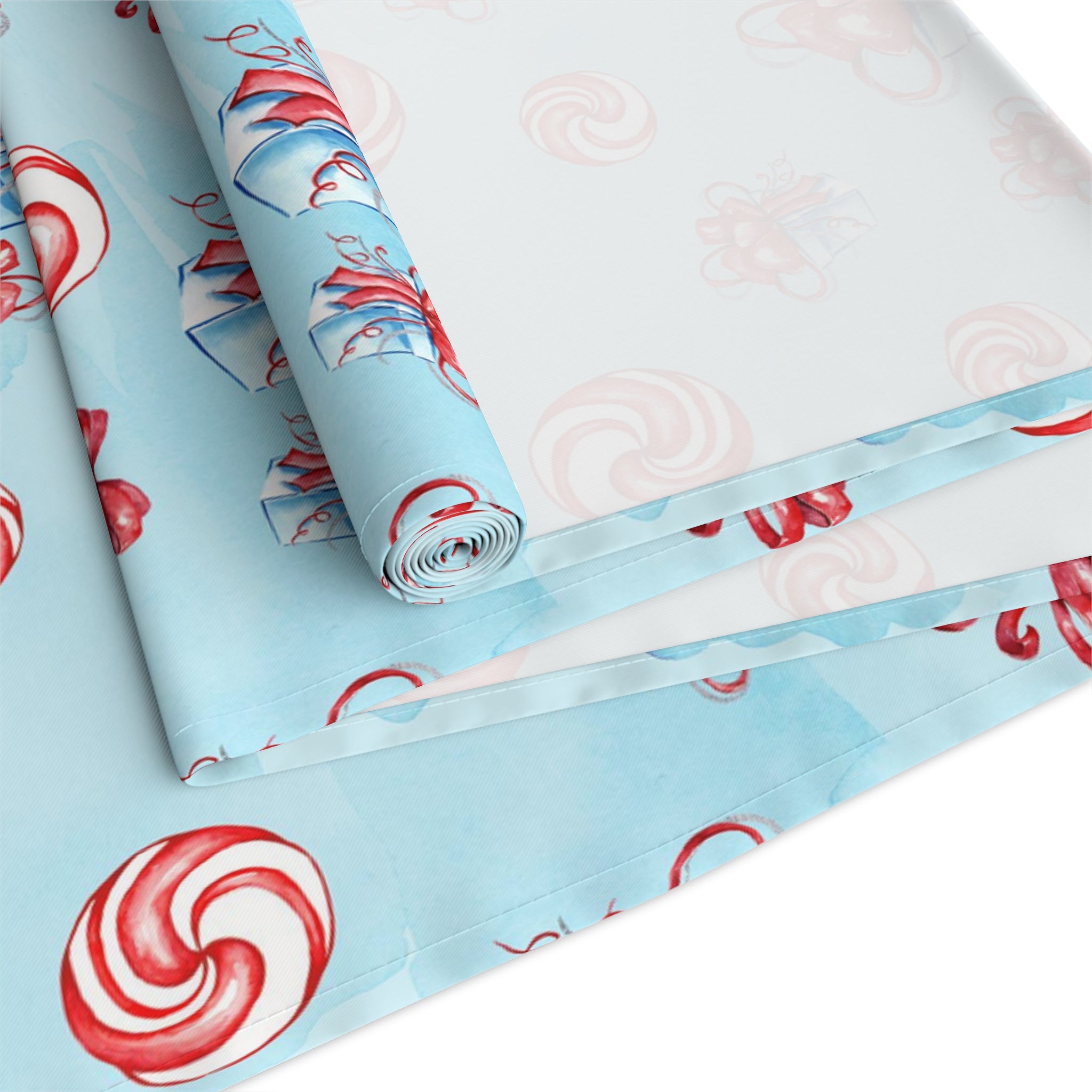 Holiday Candy- Table Runner (Cotton, Poly) - Creations by Chris and Carlos