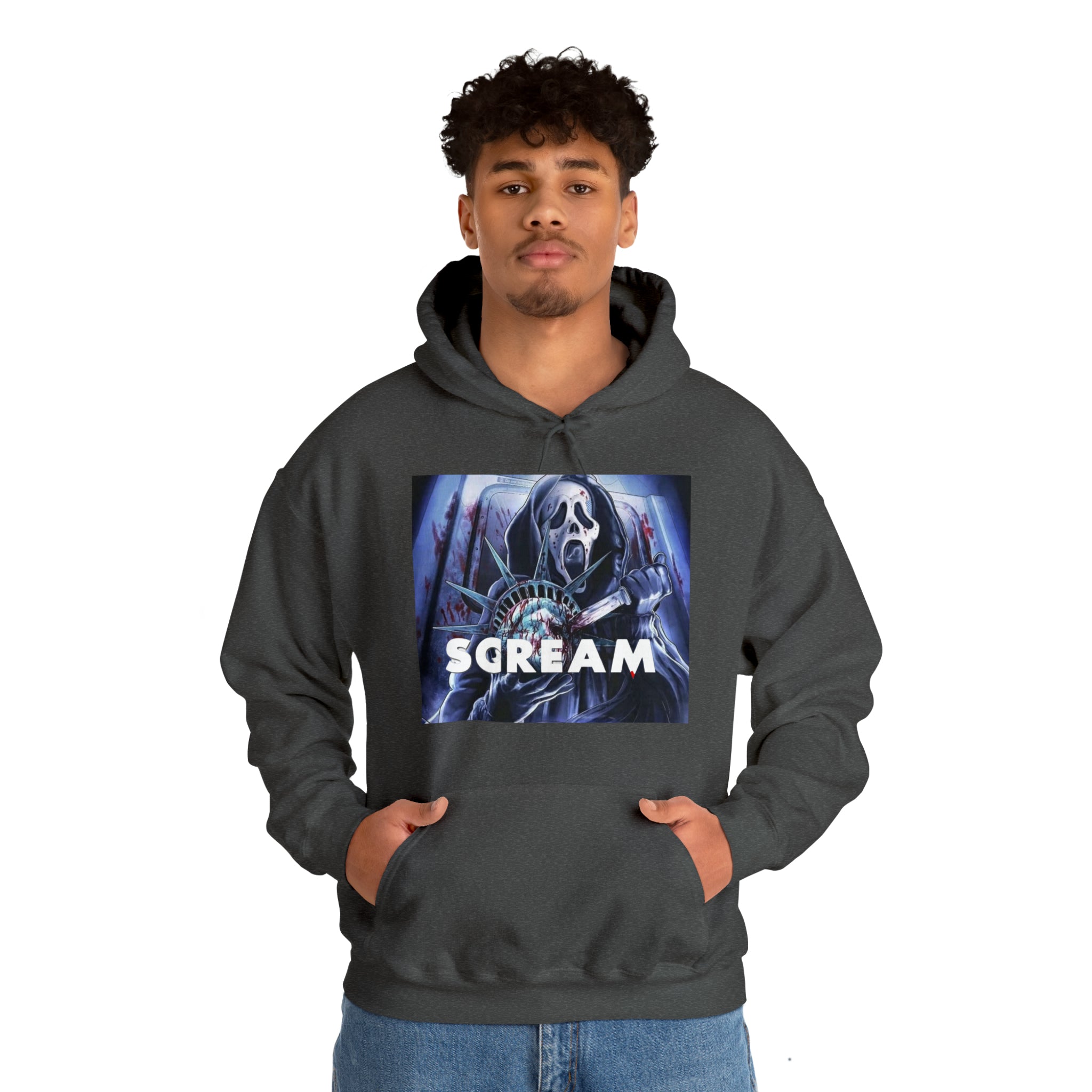 Scream- Unisex Heavy Blend™ Hooded Sweatshirt - Creations by Chris and Carlos