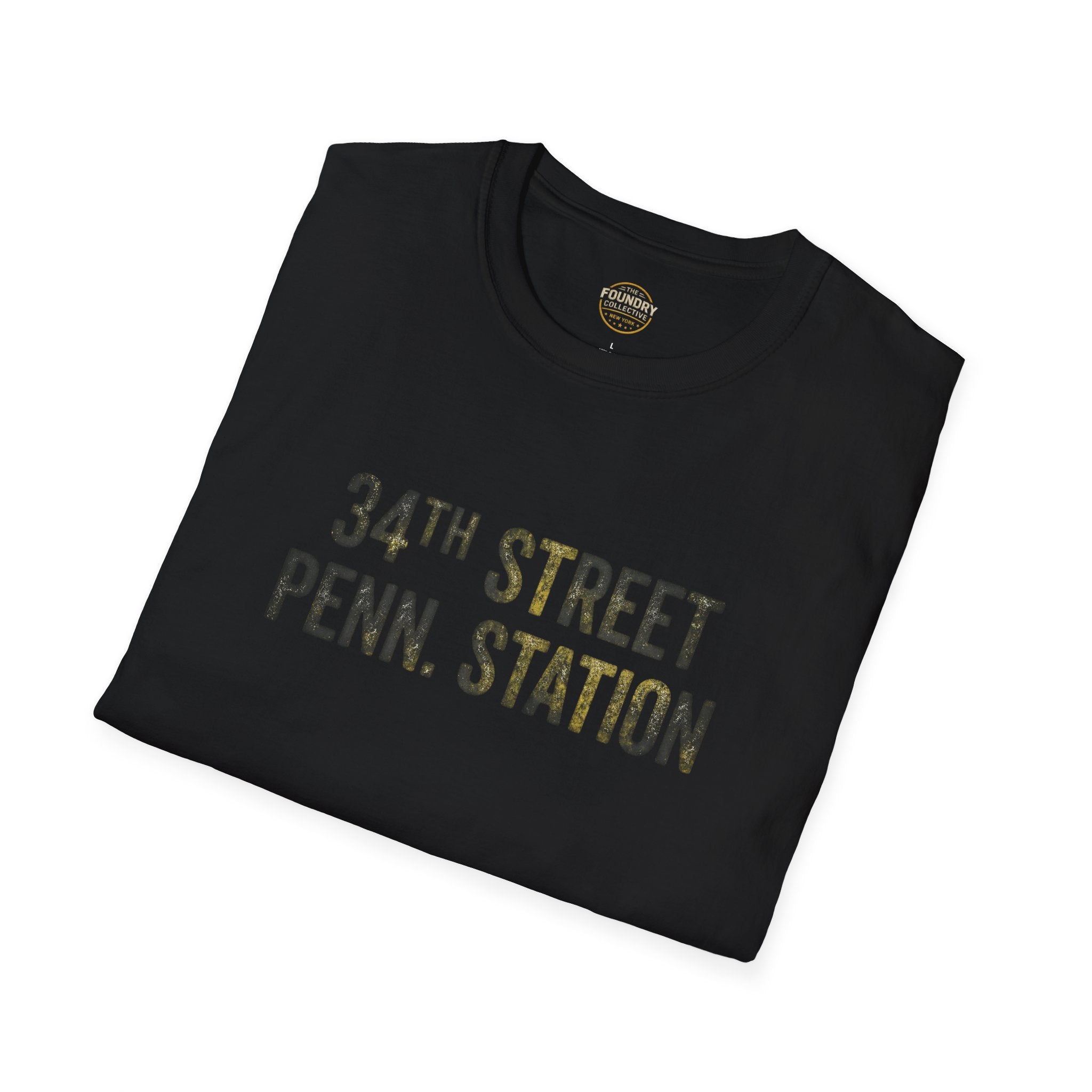 The Foundry Collective 34th Street Penn Station T-Shirt — Vintage Subway Sign Tee - Creations by Chris and Carlos