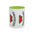 Smucker’s Strawberry Logo Accent Coffee Mug (11/15oz) - Creations by Chris and Carlos