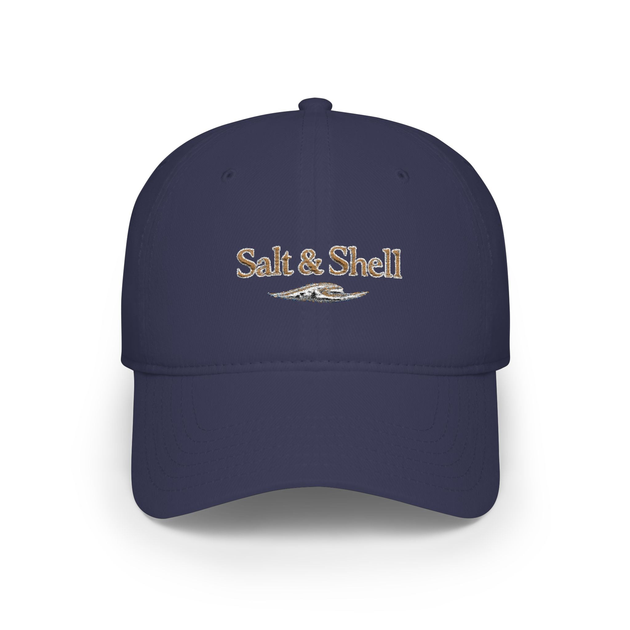 Low Profile Baseball Cap — Subtle Sequin 'Salt Life' Beach Hat - Creations by Chris and Carlos