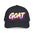 GOAT graffiti mid profile baseball cap | bold street art text